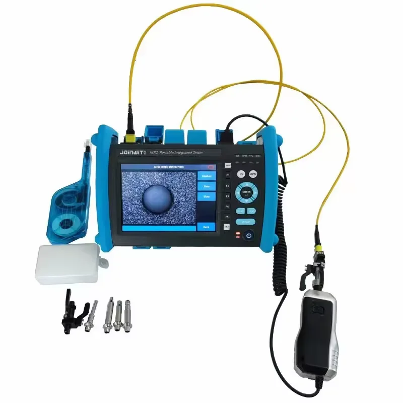 MPO Integrated Optical Fiber Tester MPO OPM JW3502 12 Cores 24 Cores Tester OPM&VFL MPO Connector End Face Inspection