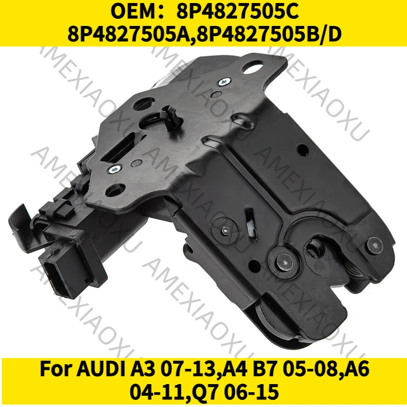 

1PC OEM：8P4827505C,8P4827505A,8P4827505B/D For AUDI A3 07-13,A4 B7 05-08,A6 04-11,Q7 06-15 Rear Trunk Tailgate Lock Actuator