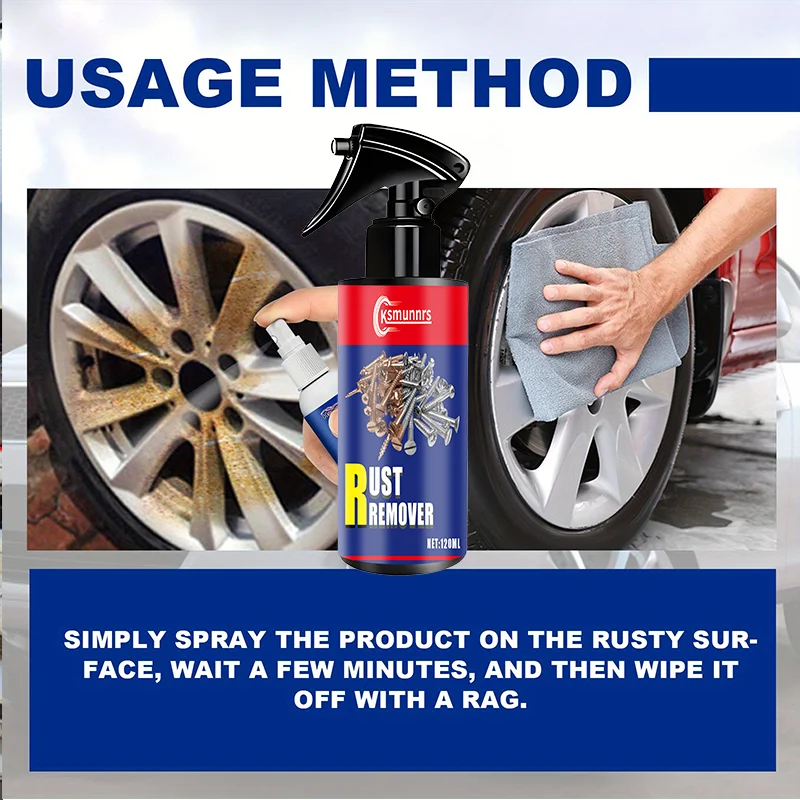 Spray do czyszczenia motocykli - Usuwacz rdzy i żużli do detailingu samochodowego - Przygotowanie do stosowania z preparatami wstępnie wapiennymi, woskiem i wodami do mycia.