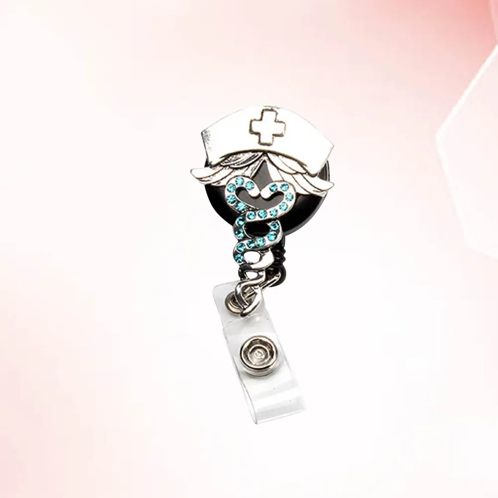 

Retractable Id Badge Clip for Id Card Holder Name Tags Keychains Easy Pull Buckle for Office Staff Students Factory