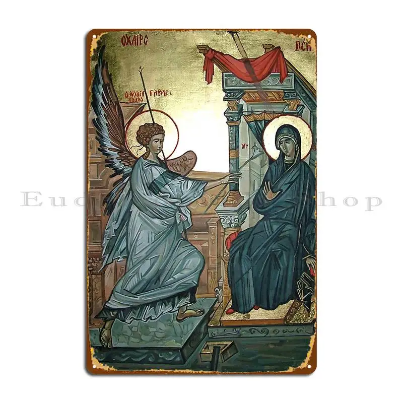 Annunciation Metal Signs Iron Pub Cinema Living Room Wall Pub Tin Sign Poster