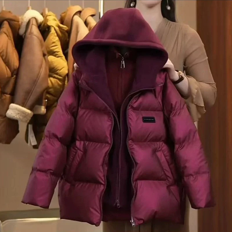 

New Boys Coat Overcoat Jacket Windbreak Outerwear Red Wine Winter Autumn Cotton Thicken Sport Teenagers Christmas Gift Children