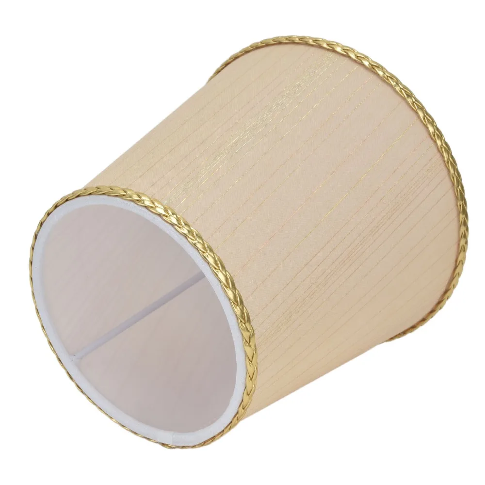 2PCS Modern Fabric Lampshade Clip On Design 5.5 inch Height Lamp Cover Small Lamp Shades Floor Lamp