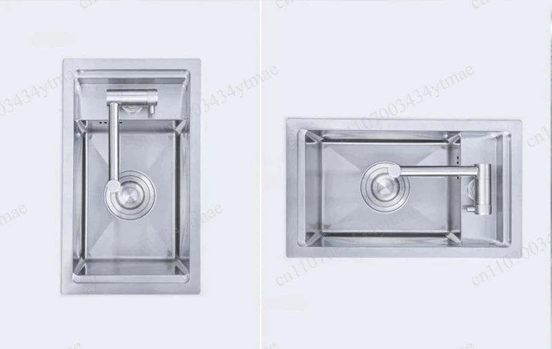 Black Nano Stainless Steel Hidden Kitchen Sink Minimalist Mini Undermount Washing Basin Home Kitchen Fixture