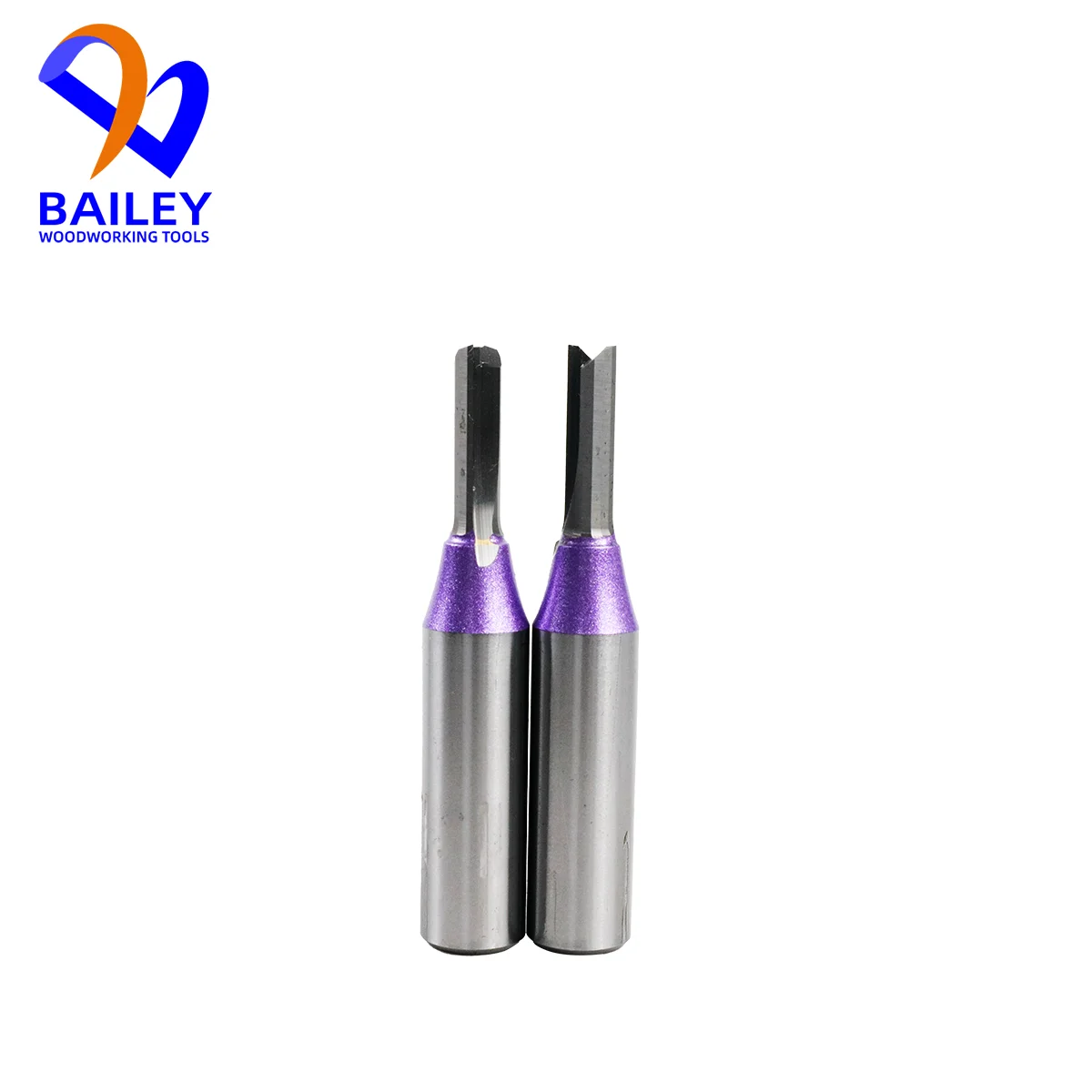 BAILEY 1PC 12.7x6mm Series 2 Flute TCT Straight Bit EndMill Cutter Router Bit for Wood Tungsten Carbide Router Bit Woodwork Tool
