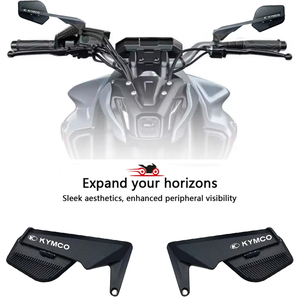 Nuevo Espejo Stealth Winglets para girar espejos ajustables para KYMCO CV3 DTX360 XCITING DOWNTOWN X-TOWN AK550 KYMCO