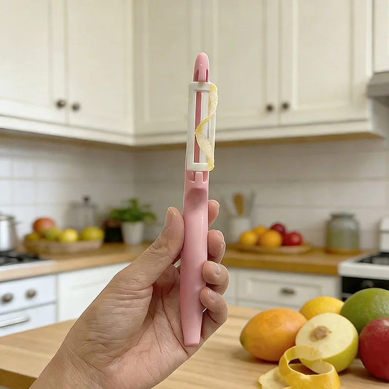 Durable Ceramic Blade Vegetable Peeler, Plastic Handle Fruit