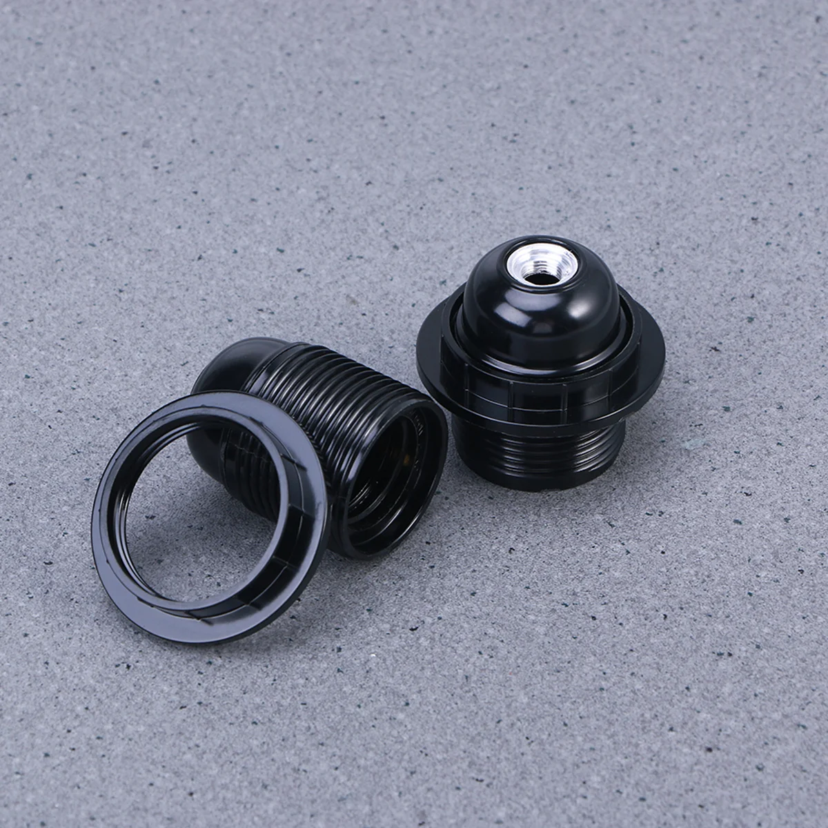 

10Pcs Round Light Bulb Lamp Socket Holder Compact Design Suitable for E26 Bulbs LED and Fluorescent Replacement Light Socket