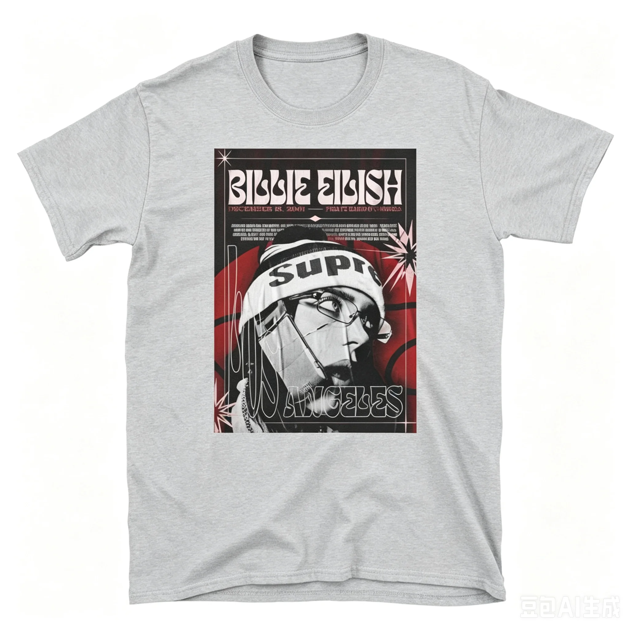 Billie Eilish Concert Graphic Tee Vintage Music Fan Shirt 2026 Summer Men Women 100_Cotton Oversized T-shirt Street Wear Y2K