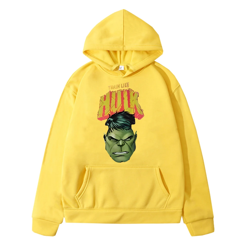 Marvel anime hoodie Fleece sweatshirt boys clothes y2k sudadera jacket pullover The Hulk Print Kawaii hoodies kids clothes girls