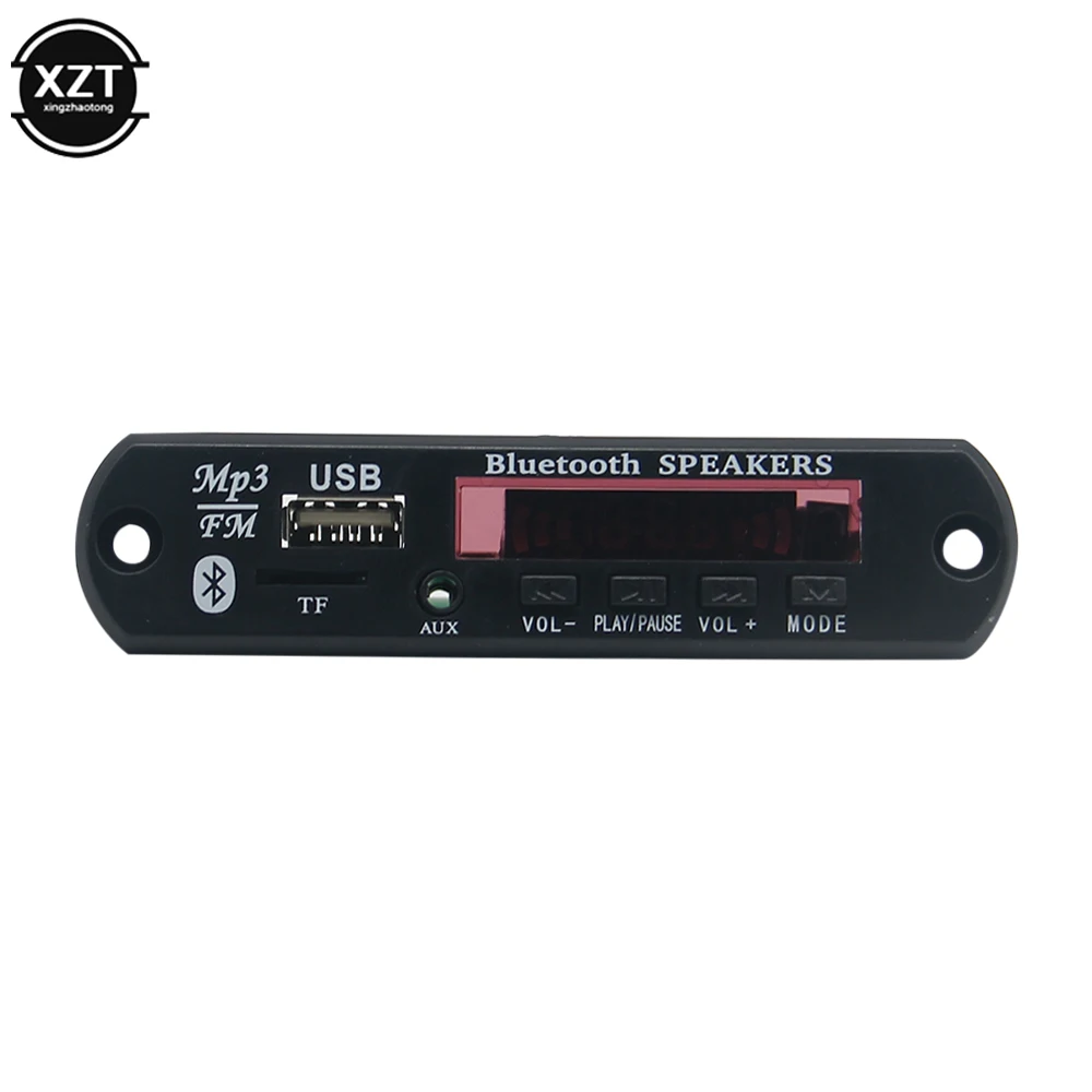 Bluetooth-compatible Amplifier Mp3 Decoder Board Car MP3 Player USB Record Module FM Radio AUX for Speaker Handsfree Audio