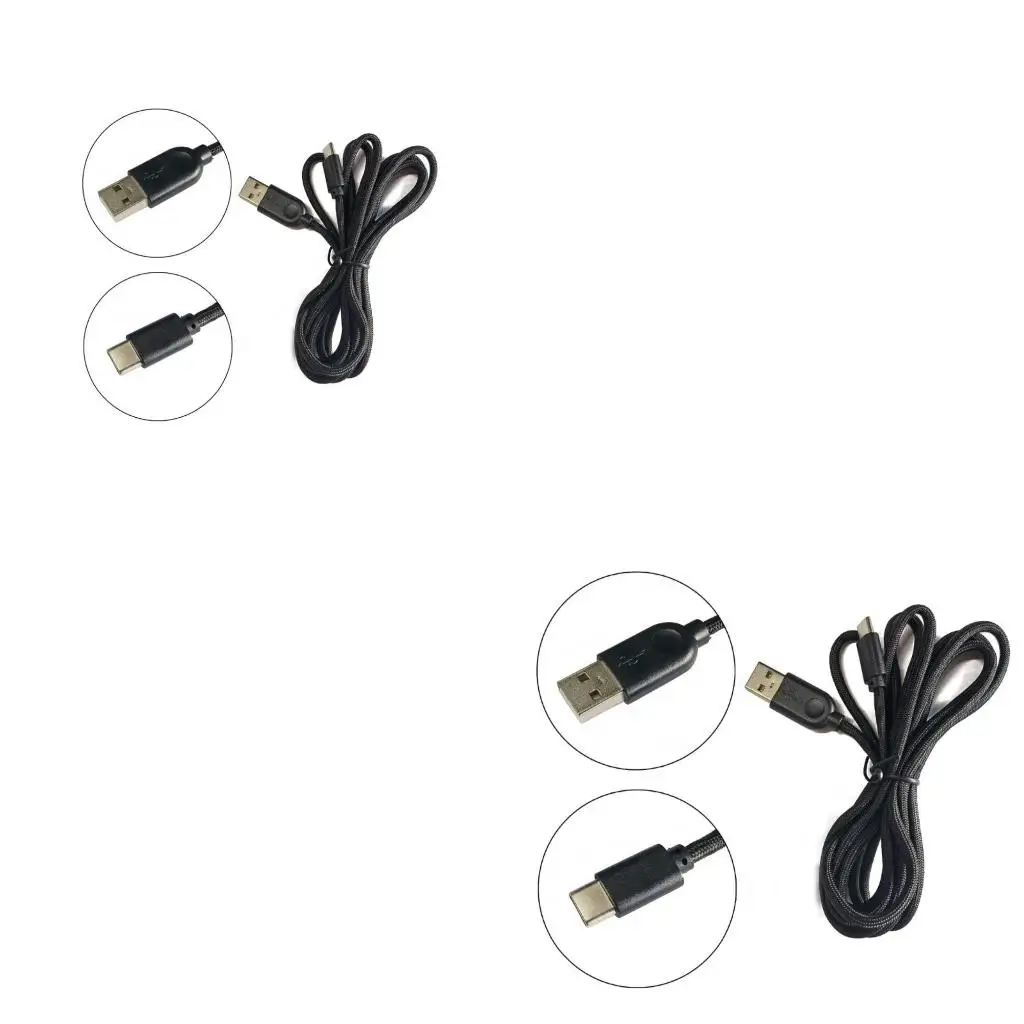 

Зарядка мыши USB Type-C-кабель, замена нейлоновой линии для разъема клавиатуры мыши Ninjutso провод 1,8-2 м