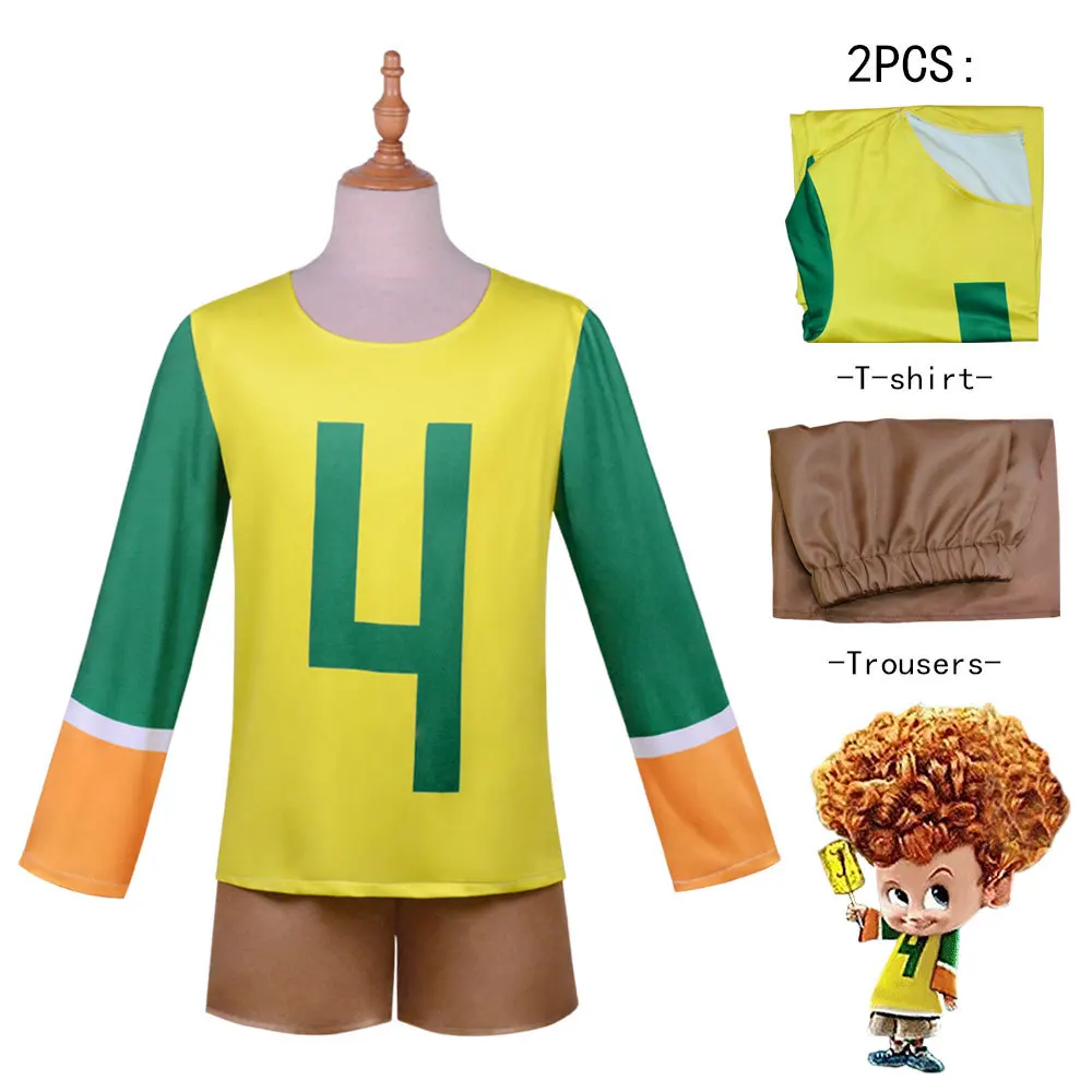 Cartoon Hotel Johnnyn Uniform Transylvania Cosplay Costume Man Boy Halloween Cosplay Johnny Clothing