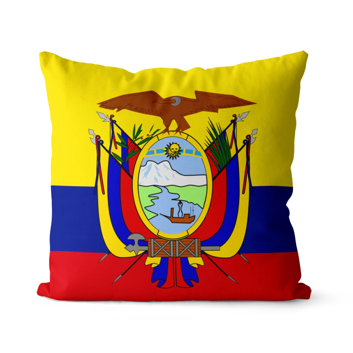 Wuzidream The Ecuador Flag Pillow Cover Decoration Pillow Case Decorative Throw Pillow Cover For Sofa Cushion Cover