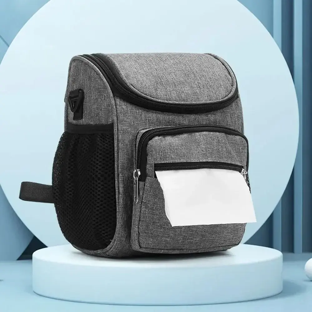 

Multi-Pocket Mommy Shoulder Bag Multifunctional Strolling Baby Artifact Stroller Storage Hanging Bag Large Capacity Baby Care