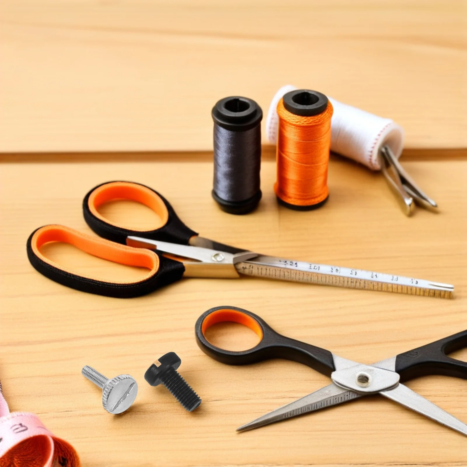 

60pcs Sewing Machine Accessories Needle Clamp Screw Metal Fasteners Presser Foot Thumb Hardware Repair Maintenance Tool Kit