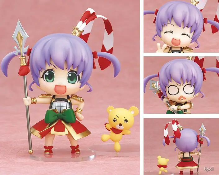 GSC  Original Nendoron Series 38 Soft Romance of The Three Kingdoms Spike!! Lu Buzi Anime Action Figure Model Toys Gifts Fo Boys