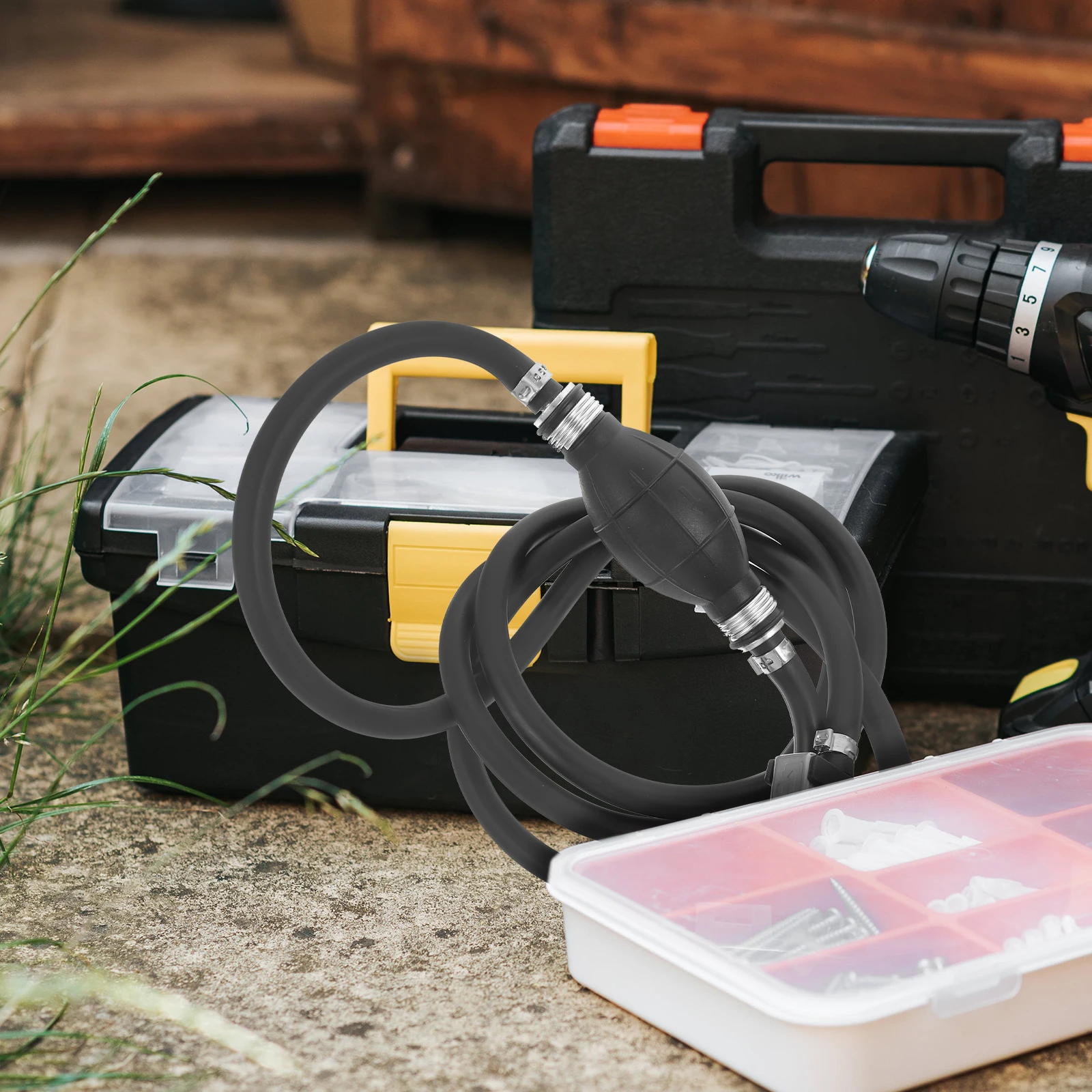 

Manual Oil Pump Hose for Water Transfer Hand Pump Rubber Suction Tube Fuel Engine Oil Sucker Portable