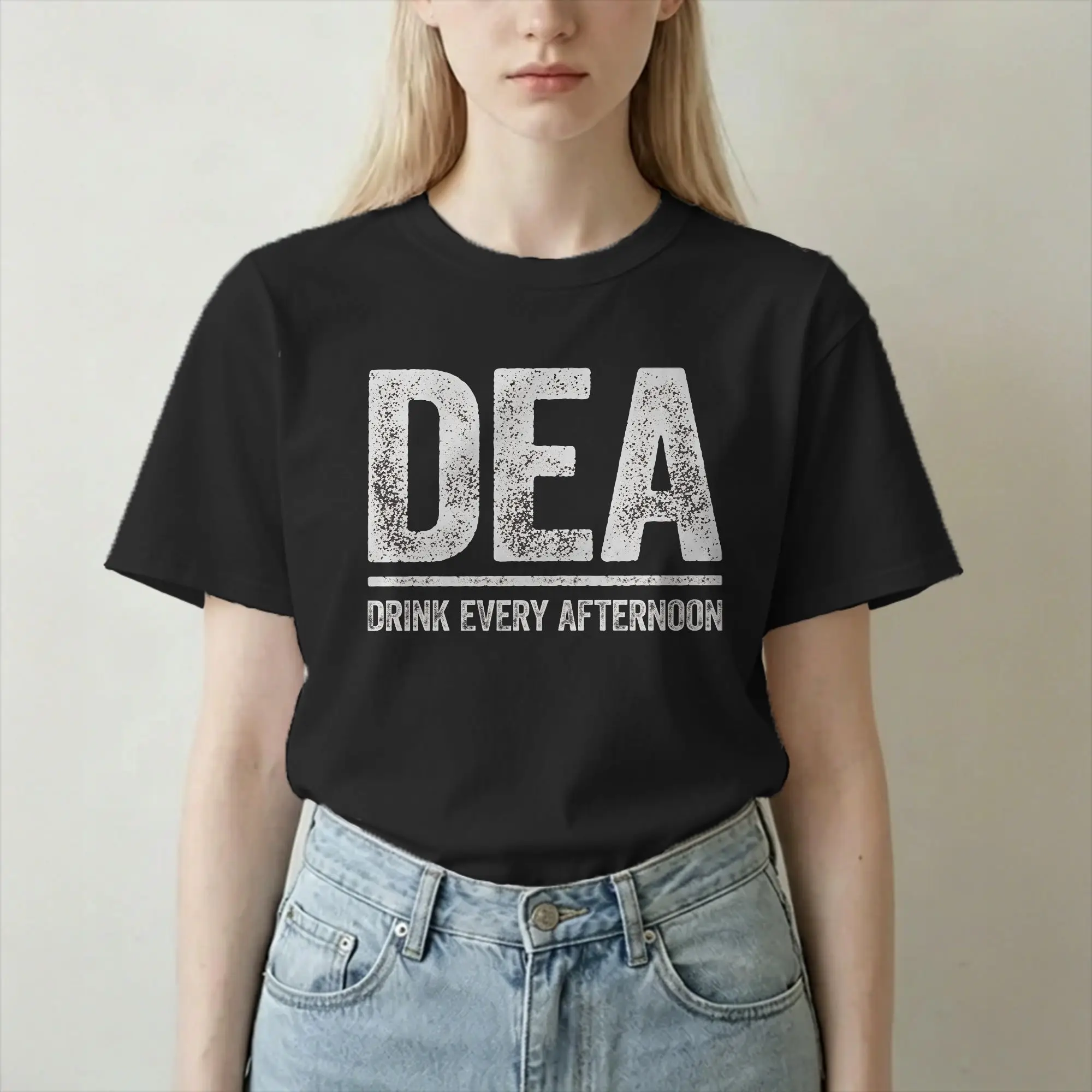 DEA Special Agent T-Shirt Men Women  Funny Cotton Tees Round Collar Short Sleeve T Shirts Printed Clothing