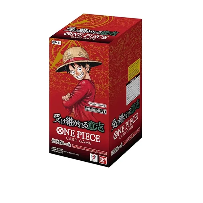 Caja de Sobres del Juego de Cartas One Piece OP13, Versión Japonesa, Disponible en Stock, Cartas Coleccionables del Anime Romance Dawn para Fanáticos