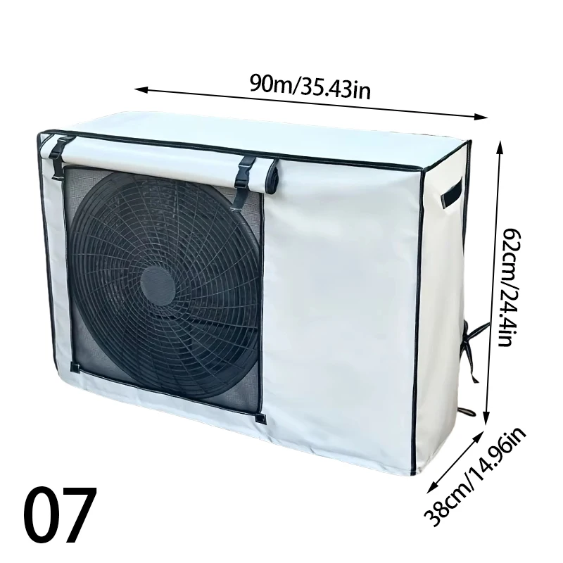 1pc Outdoor Klimaanlage Abdeckung Oxford Wasserdichte Sonnencreme Klimaanlage Haupt Einheit Schutzhülle Staub Abdeckungen Regendicht Fall