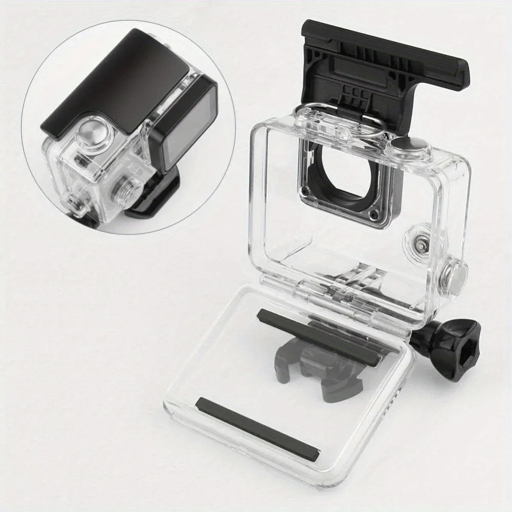 for GoPro Hero 4 3+ 3 go pro Accessories Underwater Waterproof Protective Housing Case Cover Camera Diving action camera Cover