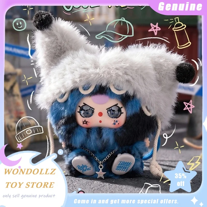

New Baby Three Rebel Project Series Blind Box Cute Vinyl Plush Doll Ornament Bag Pendant Decoration Surprise Gift For Girls