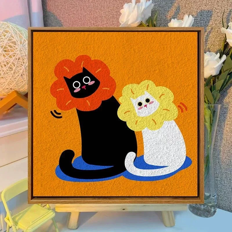 

A6135 Sleeping Cat Oil Painting