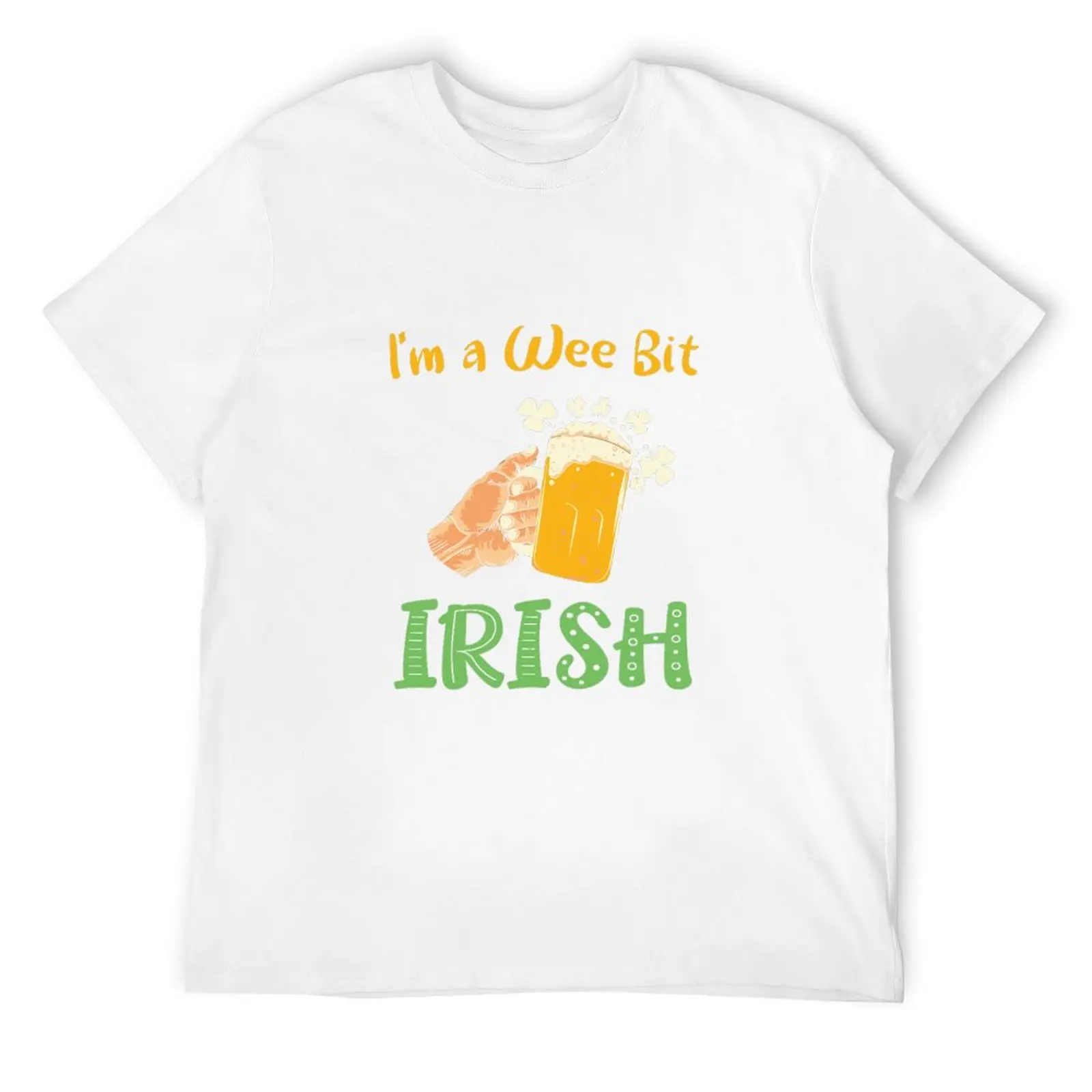 

St Patricks Day I'm A Wee Bit Irish Saying T-Shirt valentines boutique clothes street wear mens graphic t-shirts anime