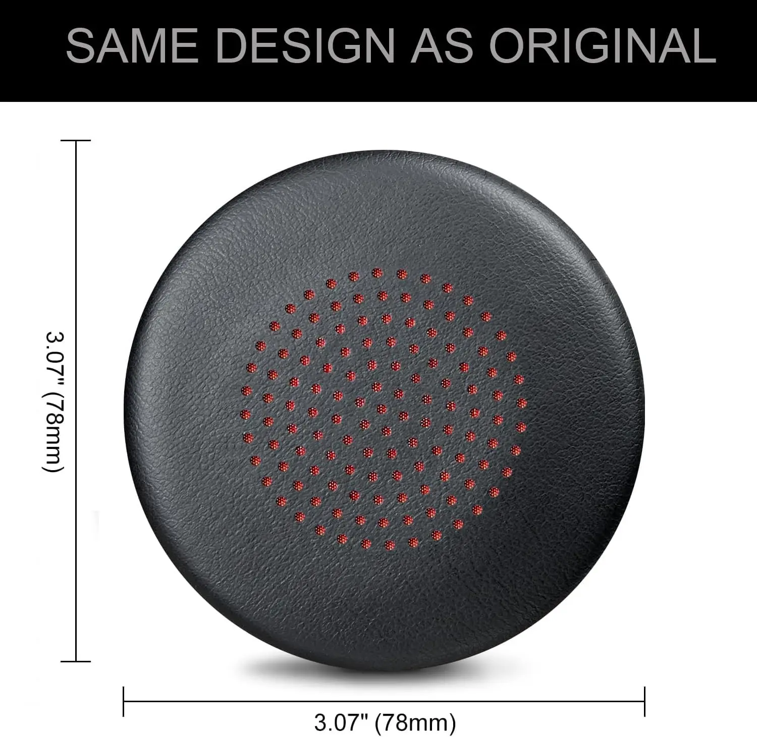 B825 Replacement Ear Pads Cover for Plantronics Voyager Focus 1/2 UC, Voyager Focus B825 Headset Ear Covers, Voyager 4210/4220