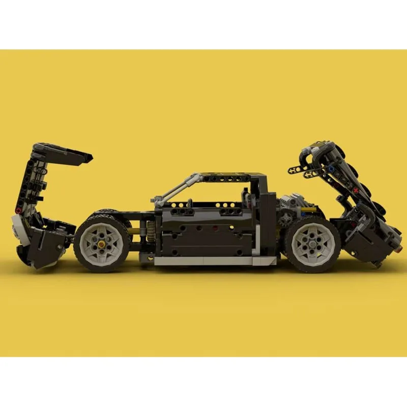 

MOC-202784 Black New Sports Iconic Supercar Building Block Model 872 Parts Boys Children's Birthday Christmas Toy Gift