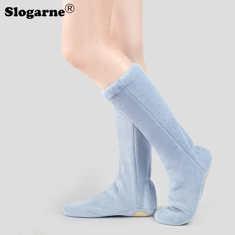 

Children Winter Ballet Dance Shoes Women Yoga Shoes Modern Jazz Latin Belly Dance Shoes Warm Indoor Yoga Trainning Sports Socks