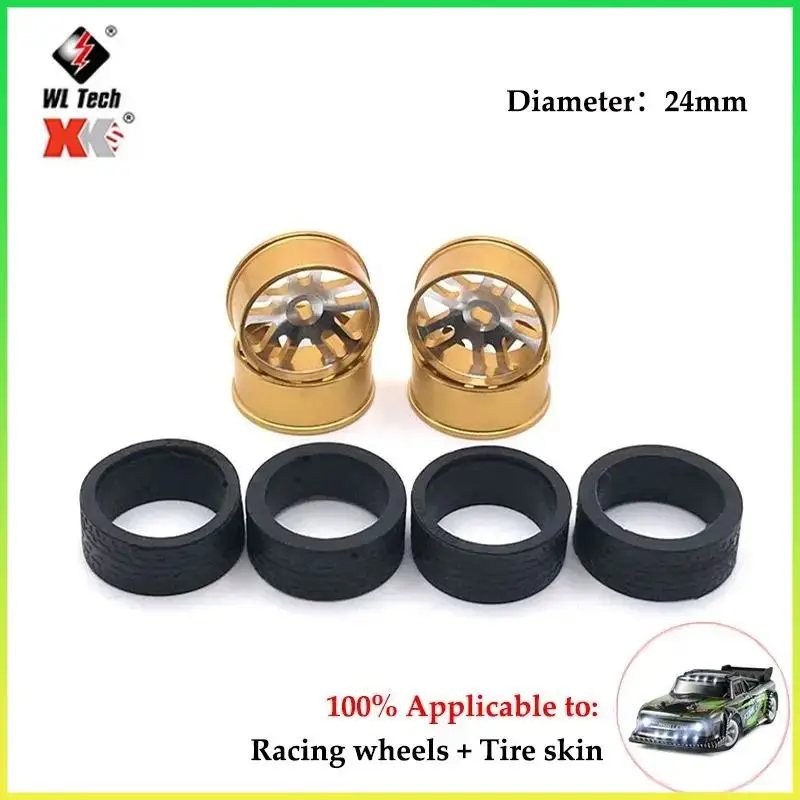 4 Stück \ Set Ersatz Gummi rad Reifen für wltoys k969 k979 k989 p929 rc Auto Offroad Buggy LKW Auto Upgrade Teile