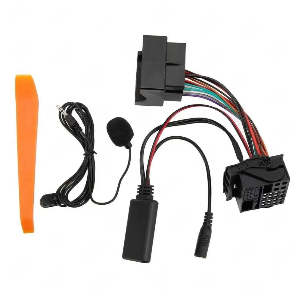 Bluetooth Music Adapter with Microphone Installation Tools AUX IN Plug and Play Cable For Opel CD30 CDC40 CD70 DVD90 CD Radio