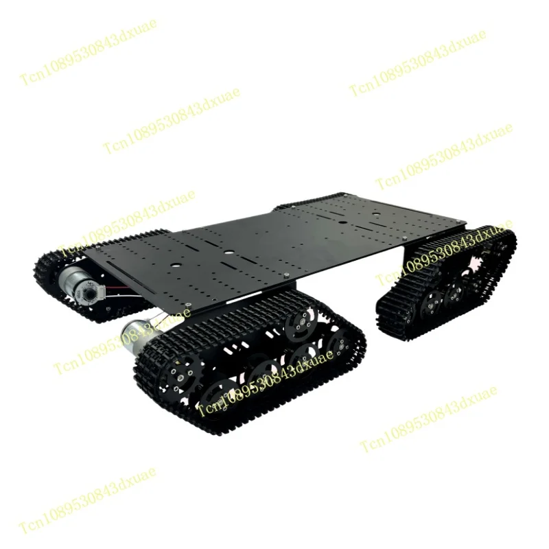 T900 Four-wheel Drive Metal Chassis, Plastic Track-type Smart Car, Supports ROS Development of Autonomous Driving Models