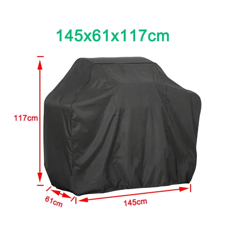 BBQ Grill Barbeque Cover Anti-Dust Waterproof Weber Heavy Duty Charbroil BBQ Cover Outdoor Rain Protective Barbecue Cover