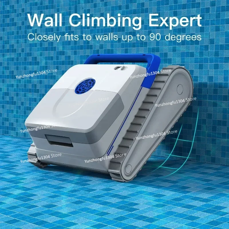 Cordless Robotic Pool Cleaner Wall Climbing Pool Vacuum for Inground Pools and Above Ground Pools Intelligent Cleaning