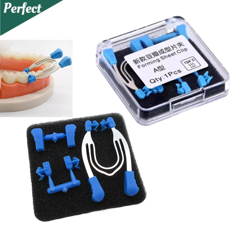 

Dental Matrix Sectional Contoured Matrices Clamps Wedges Spring Clip Rings Metal Spring Dental Restoration Auxiliary Tools