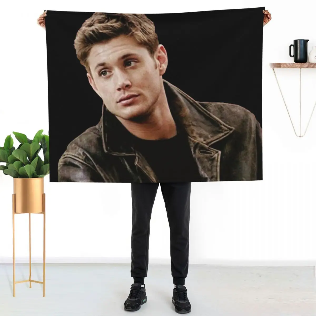 Dean Winchester Supernatural Throw Blanket Stuffeds Soft Plush Plaid Luxury Thermal Decorative Throw Blankets
