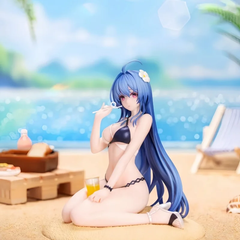 

New Genuine Myethos Helenena Anime Figure Shiny Wave Swimsuit Ver Collectible Beach Scene Statue Gifts