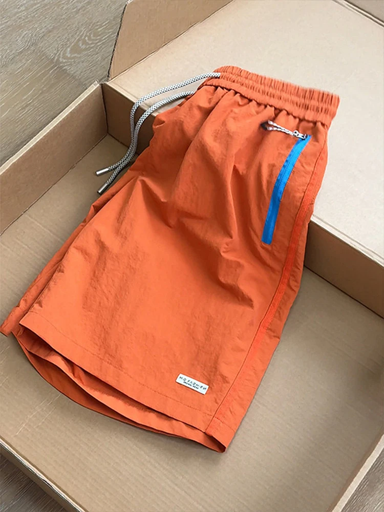 

Quick Dry Ice Silk Shorts for Men And Women Summer Thin Outdoor Soft Five-Point Casual Sports Workwear Mid-Length Shorts