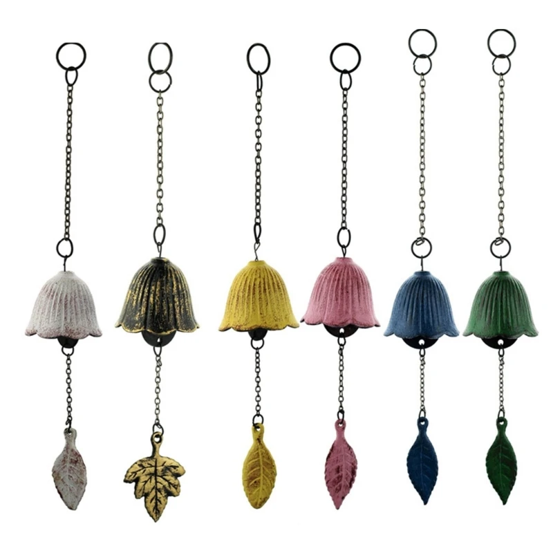 

Rustic Japanese Iron Wind Chimes Easy to Hang, Calming Garden Ornaments, Outdoor Hangings