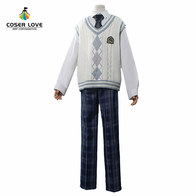 

Project Sekai Tenma Tsukasa Colorful Pass Horner Студенческий свитер Жилет Косплей Костюм Карнавальный Рождественский наряд