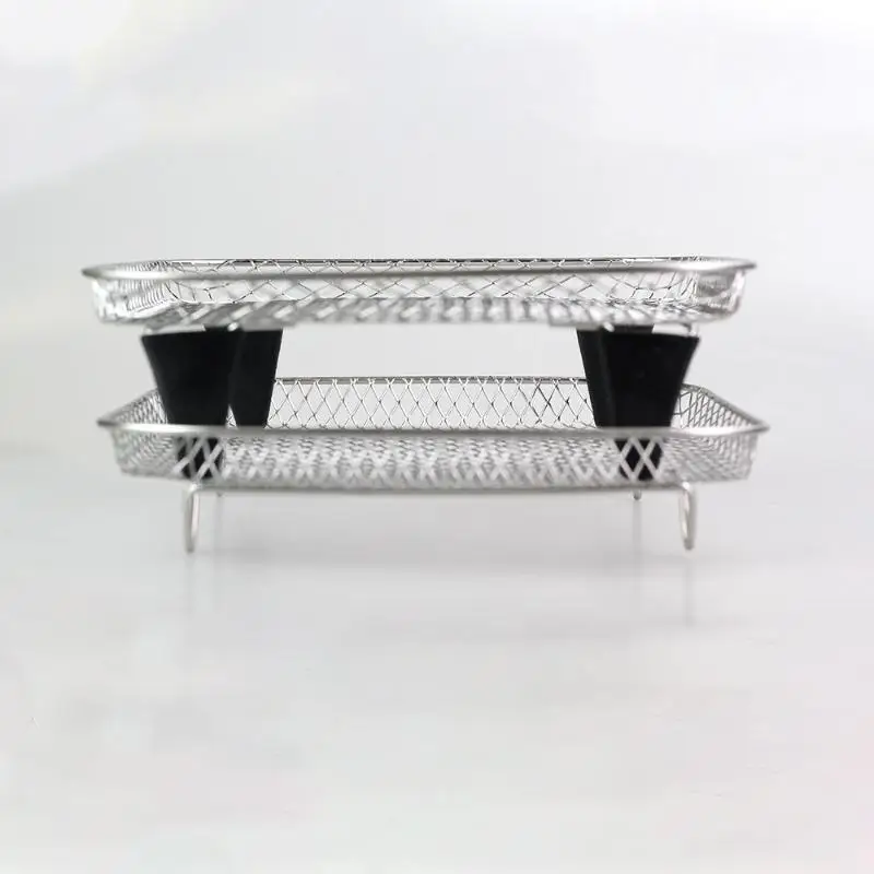 C 4/6/8Pcs Dewatering Rack Buffer Pad Air Fryer Silicone Feet Steam Protector For Dehydrator Racks Tabs Silica Gel Tray Bumpers