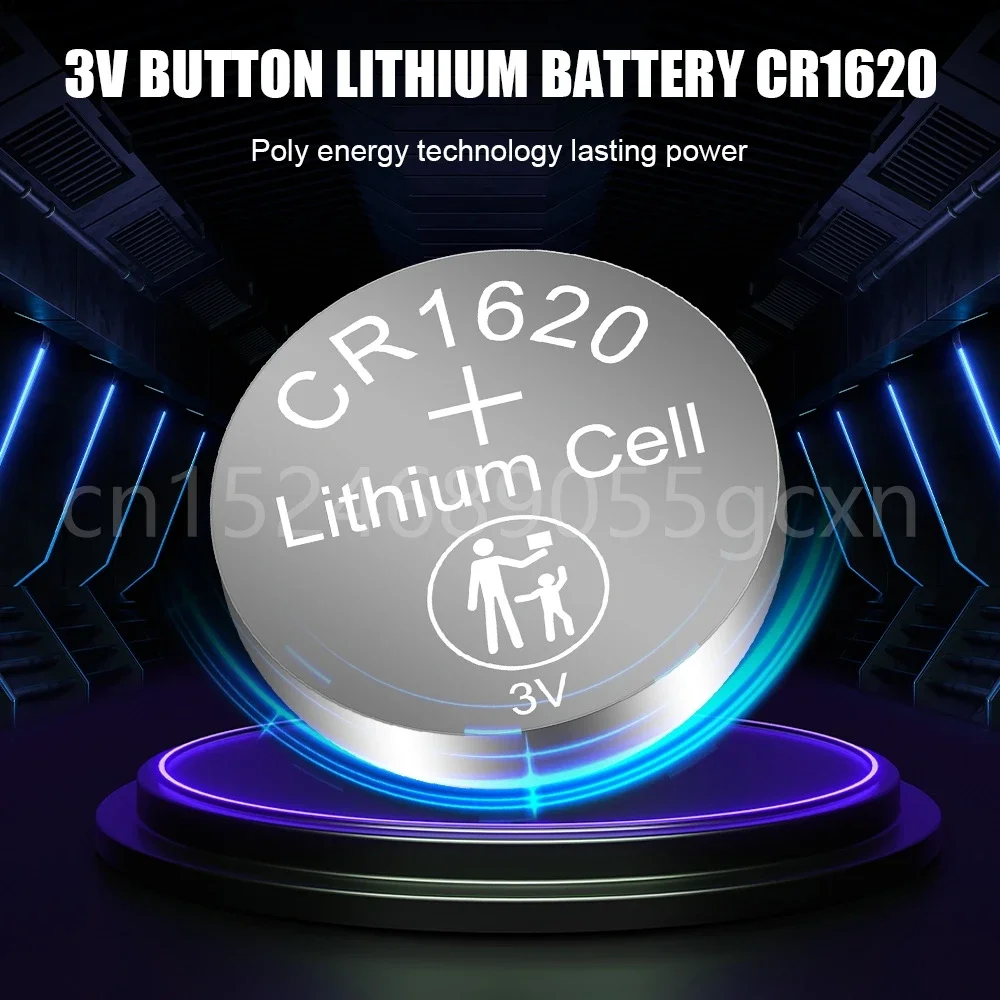 5 قطعة CR1620 3 فولت بطارية ليثيوم DL1620 ECR1620 BR1620 CR 1620 لمفتاح السيارة لوحة أم للكمبيوتر ألعاب ساعة زر عملة خلية