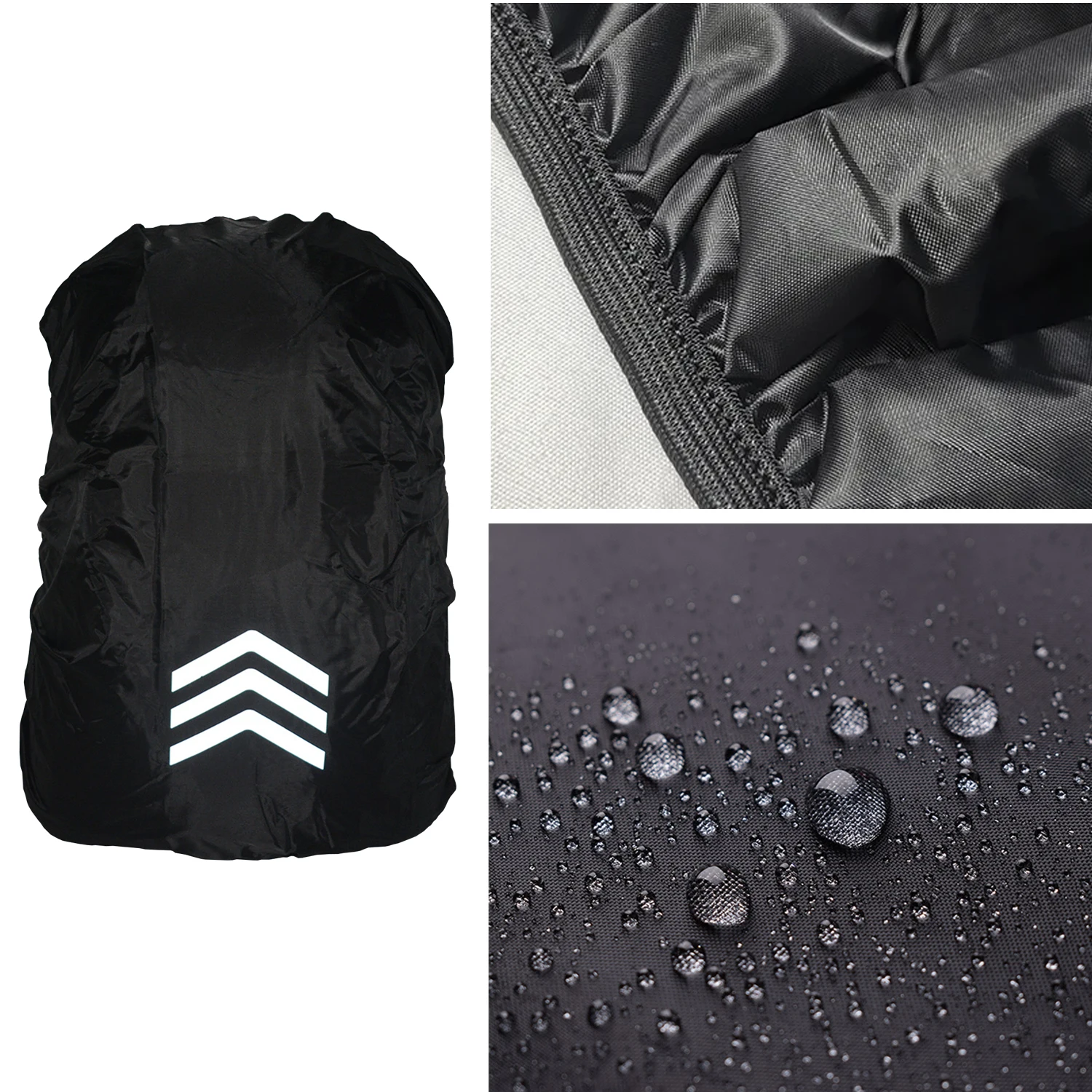 10L-55L خفيفة الوزن مقاوم للماء غطاء حقيبة الظهر عاكس المحمولة غطاء حقيبة جافة مظلة صغيرة لحقيبة الظهر القماش الخشن غطاء للمطر
