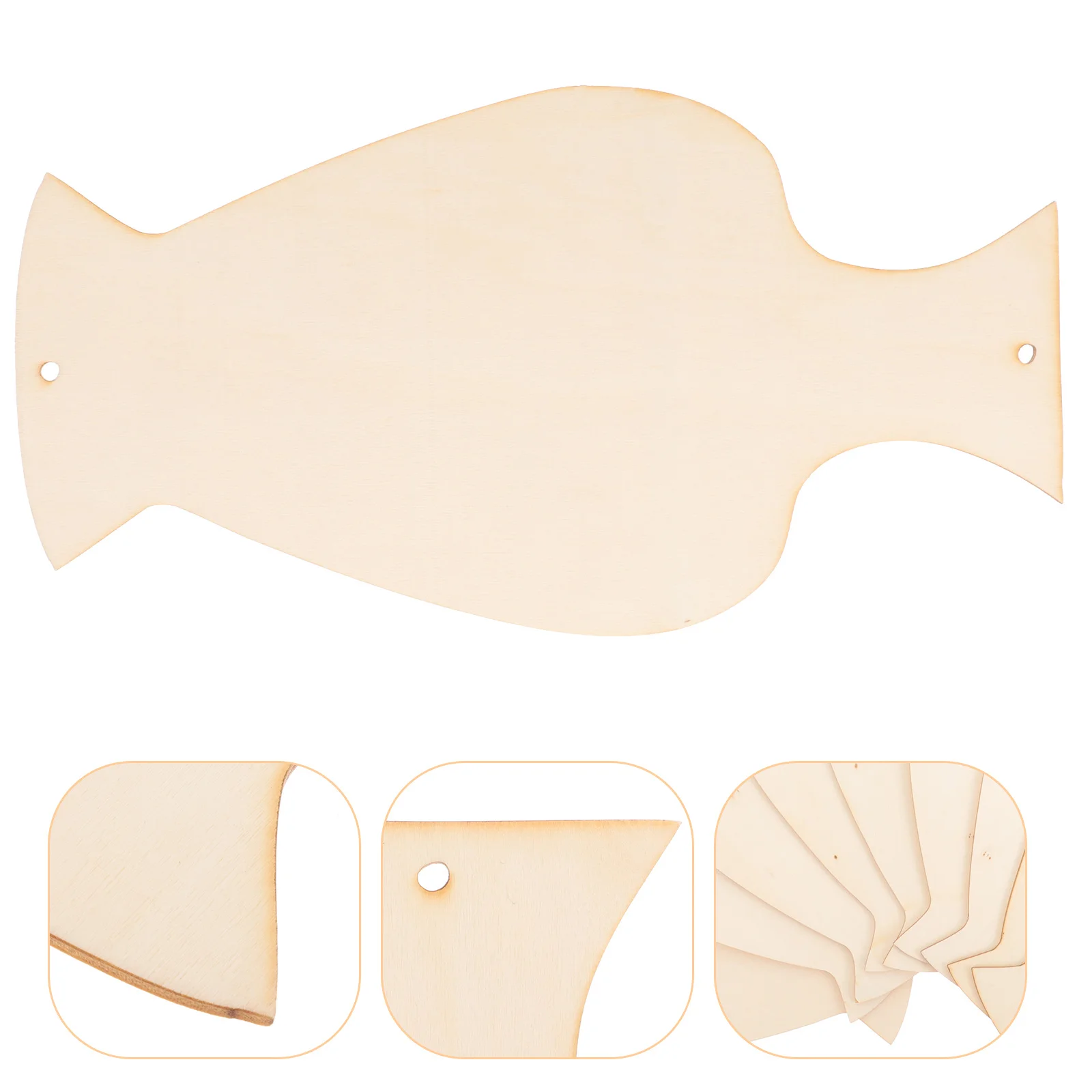 

10Pcs Unfinished Vase Cutouts Lightweight Wood for Crafts DIY Handicrafts and Party Decorations Wood for Crafts