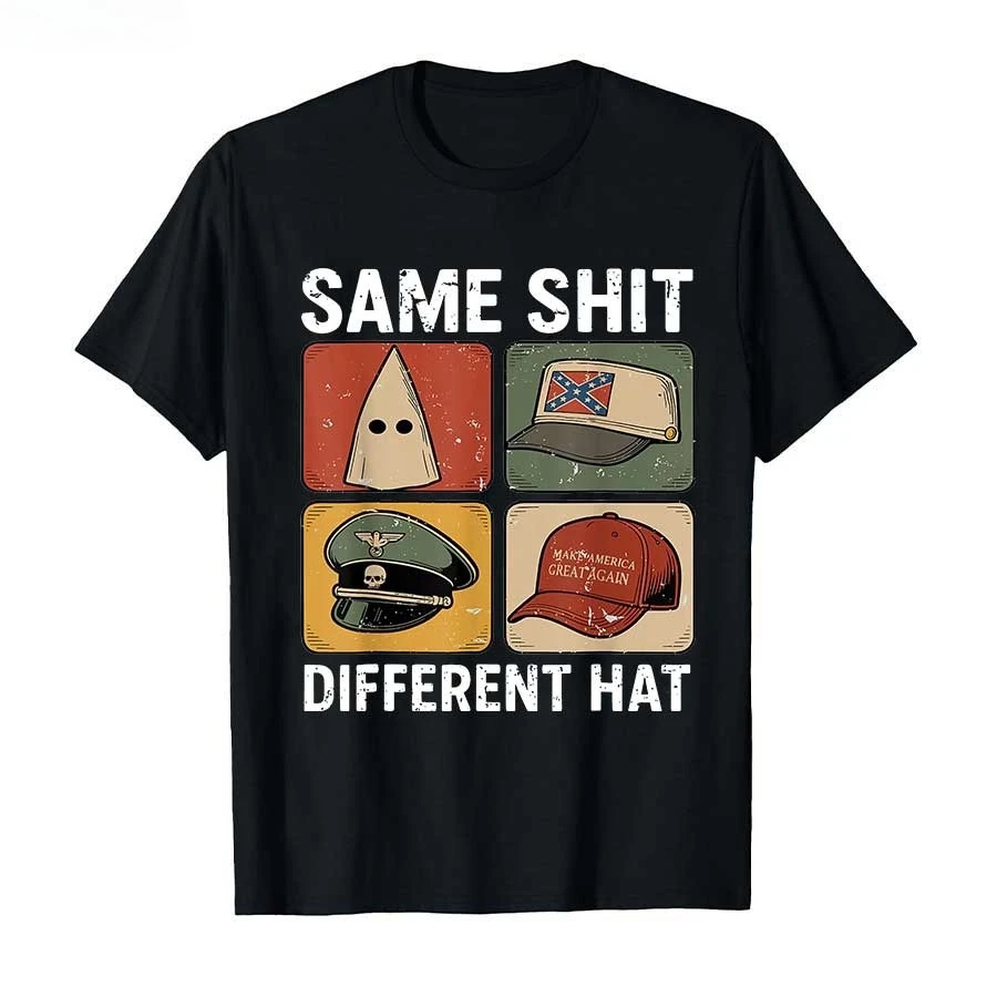 S-5XLSame Shit Different Hat, camiseta con cita divertida para hombres y mujeres, camisetas de algodón, camisetas de manga corta