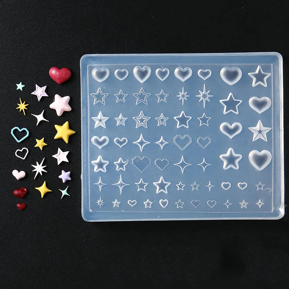 Niedliche Flügel-Nagelkunst-Silikonform, 3D-Engelsflügel-Design-Formen, wiederverwendbare transparente Maniküre-Vorlage, DIY-Charms, Gel-Flügel, Hochzeit