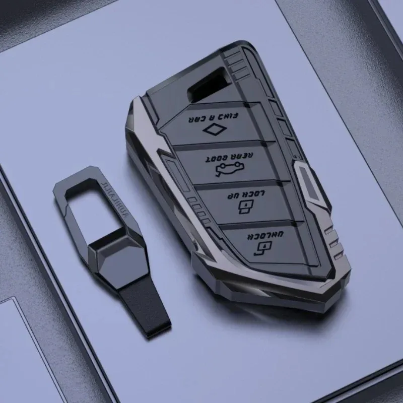 For BMW 3 5 7 Series X1 X3 X4 X5 X6 Zinc Alloy Car Key Protection Shell Cartoon Smart Remote Key Cover Interior Car Accessories